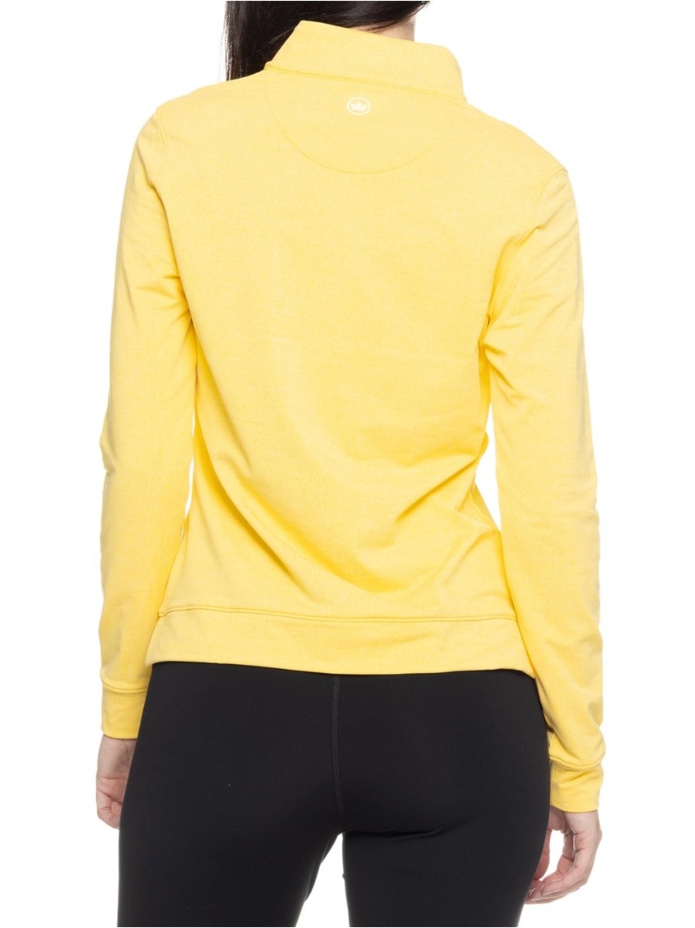 Peter Millar Sunny Yellow Quarter-Zip Pullover - Picture 2 of 9